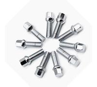 Wheel Bolts Nuts Compatible With VW Steel Wheel Bolts Wheel Nuts Round Head M12x1.5 14x1.5 14x1.25 12x1.25 Replacement Bolts Nuts 10pcs