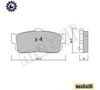 METELLI 04-0249 Wheel Brake Cylinder