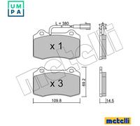 WHEEL BRAKE CYLINDER 04-0310 FOR BMW M10B18 1.8L 4cyl 3 E30 M20B20 2.0L 6cyl