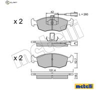 METELLI 04-0343 Main Brake Cylinder and Parts