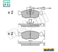 METELLI 04-0343 Main Brake Cylinder and Parts