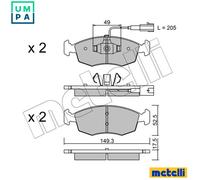 METELLI 04-0344 Wheel Brake Cylinder