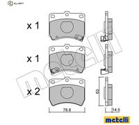 METELLI 04-0431 Wheel Brake Cylinder