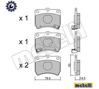 METELLI 04-0431 Wheel Brake Cylinder