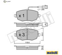 METELLI 04-0567 Wheel Brake Cylinder