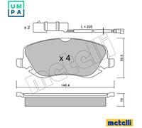METELLI 04-0568 Wheel Brake Cylinder