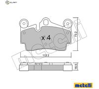 METELLI 04-0670 Wheel Brake Cylinder