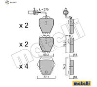 METELLI 04-0759 Wheel Brake Cylinder