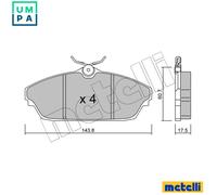 METELLI 04-0764 Wheel Brake Cylinder