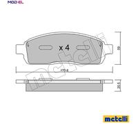 METELLI 04-0815 Wheel Brake Cylinder