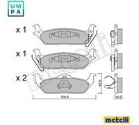 METELLI 04-0816 Wheel Brake Cylinder
