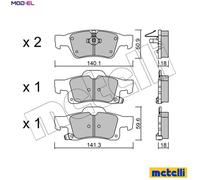 METELLI 04-0895 Main Brake Cylinder and Repair Parts