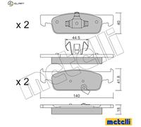 Metelli Wheel Brake Cylinder 04-0931