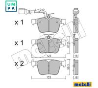 METELLI 04-0932 Wheel Brake Cylinder