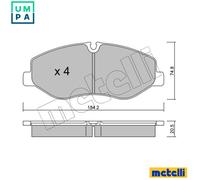 METZGER 101-1042 Wheel Brake Cylinder