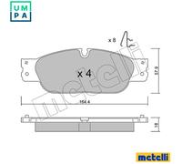 METZGER 101-1093 Wheel Brake Cylinder