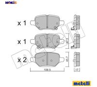 WHEEL BRAKE CYLINDER 04-1131 FOR DACIA H4D460/450 1.0L 3cyl DUSTER K9K874 1.5L
