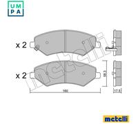 METELLI 04-1132 Wheel Brake Cylinder