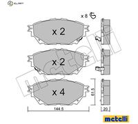 METELLI 04-1146 Wheel Brake Cylinder
