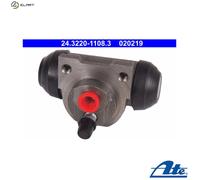 ATE Wheel Brake Cylinder 24.3220-1108.3 - Fits FIAT LANCIA FORD 500 C Panda Van Punto Y (+ABS)