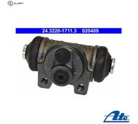 ATE Wheel Brake Cylinder 24.3220-1711.3 Grey Cast Iron for Renault Laguna/Megane/Scenic