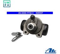 ATE Wheel Cylinder 24.3222-1732.3 Grey Cast Iron for Mercedes‑Benz G‑Class