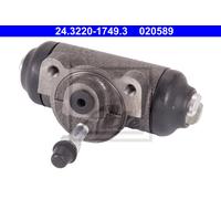 ATE Wheel Cylinder 24.3220-1749.3 Grey Cast Iron for FORD 2.2L 4cyl