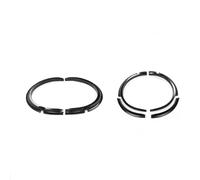 Wheel Brow Fenders ABS Carbon Look Wheel Eyebrow Car Fender Flares Mudguard Lip Body Kit For Tesla For Model Y 2021+ Black Protector Cover Mud Guard Wheel Arch Trim Moulding(ABS Matte black)