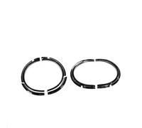Wheel Brow Fenders ABS Carbon Look Wheel Eyebrow Car Fender Flares Mudguard Lip Body Kit For Tesla For Model Y 2021+ Black Protector Cover Mud Guard Wheel Arch Trim Moulding(ABS Gloss black)