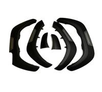 Wheel Brow Fenders Car Styling Exterior Auto Parts Fender Flare Plate Cover For Hilux For Revo For Rocco 2015 2016 2017 2018 2019 2020 2021 V6 Mudguard Wheel Arch Trim Moulding(GRAY BLACK 2015-2020)