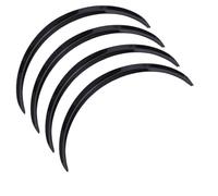 Wheel Brow Fenders Wheel Eyebrow Mudguard Fender Flares Mudflaps With Stickers 29'' 73cm For Hyundai Ix35 For Santa Fe For Tucson For Sonata For Elantra Wheel Arch Trim Moulding(Glossy Black)