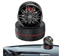 Wheel Car Air Diffuser - Solar Powered Rotary Air Freshener Perfume Spinner Accessory | Interior Ventilation Decoration Air Freshener For AC Style Enhancement