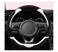 wheel car steering For Kia For Niro For EV For SUV 2016-2021 Auto Accessories 38cm Car Steering Wheel Cover Winter Wrap(WHITE D SHAPE)