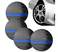 Wheel Center Decal - Pro | US Flag Cover - Wheel Center Sticker | 4pcs Aluminum Cover American Flag Wheel Stickers For Truck Minivan SUV Patriotic | 2026 Pro