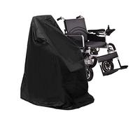 Wheel Chair Cover, Mobility Scooter Storage Protection Covers, Waterproof, Windproof and UV-Proof Resistant Dust Protective Cover, for Outside Inside, Black, 115 x 75 x 130 cm