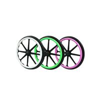 Wheel Chair Push Wheel Covers,1 Pair Silicone Wheelchair Rim Covers, 22/24inch Wheelchair Push Rim Covers, Non-Slip Wheelchair Push Rings(Pink,22in)