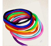 Wheel Chair Push Wheel Covers,1 Pair Silicone Wheelchair Rim Covers, 22/24inch Wheelchair Push Rim Covers, Non-Slip Wheelchair Push Rings(Orange,22in)