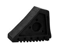 Wheel Chock Small - 1 Pcs | 2KG Portable Wheel Stop - Black | Rubber Wheel Wedge with Handles (1 Pc Black)