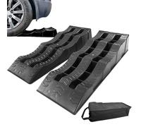 Wheel Chocks for Cars, 3-Step Trailer Leveler Camper Leveling Blocks for RV Wheels, Uneven Ground Parking Tools Trailer Wheel Chocks and Levelers for Stabilizing Uneven Ground