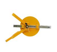 Wheel Clamp Anti Theft Lock Device Heavy Duty Adjustable Safety Security Protection for Small Wheeled Cars Caravans Trailers with 8-10 Inch Wheels