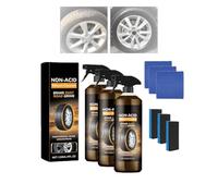 Wheel Cleaner, Versatile and Powerful Rust Converter, No Scrub Wheel Cleaners, Into Instant Shine And Lasting Protection (3 Set)