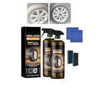 Wheel Cleaner, Versatile and Powerful Rust Converter, No Scrub Wheel Cleaners, Into Instant Shine And Lasting Protection (2 Set)