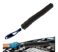 Wheel Cleaning Brush - Bendable Tire Cleaner, Soft Head Alloy Wheel Brush | Soft Nylon Bristles Engine Dust Cleaning with Ergonomic Handle for Car Wheels Engine Radiator Crevices