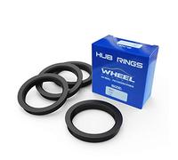 WHEEL CONNECT Hub Centric Rings, 106 to 93.1, Set of 4, ABS Plastic Hubrings, O.D:106 (106.1) - I.D:93.1mm.
