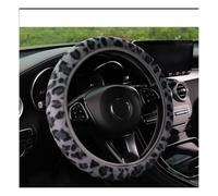 Wheel Cover A winter artificial rabbit fur leopard print warm hand short plush car rimless steering wheel cover without inner ring