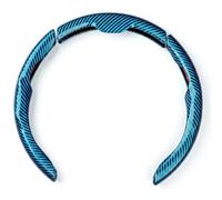 Wheel Cover for JeEP Avenger SUV 2023-2024, Segmented Design, Carbon Fiber Style Car Wheel Protector, Sporty Anti-Slip Grip,Blue