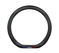 Wheel Cover Protector For Grand Cherokee XJ Renegade Compass Wrangler JK TJ Patriot SRT Trail Hawk Accessories Car PU Steering Wheel Cover(D Black)