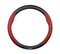 Wheel Cover Protector For Grand Cherokee XJ Renegade Compass Wrangler JK TJ Patriot SRT Trail Hawk Accessories Car PU Steering Wheel Cover(Red)