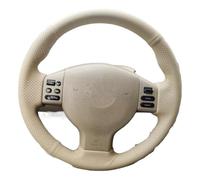 Wheel Cover Protector For Nissan For Tiida 2004-2010 For Sylphy 2006-2011 For Versa For Note 2007-2011 Car Accessories Car Steering Wheel Braid Cover(Perforation Beige)