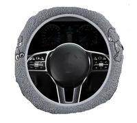 Wheel Cover Protector Winter Teddy Wool Car Steering Wheel Cover Without Inner Ring General Car Handle Cover Universal Accessories(Grey)